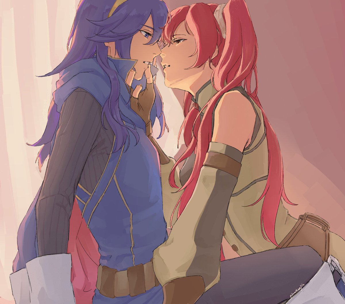 pinwheejin's tweet photo. it's technically unfinished but oh well i just really like seeing lucina and severa together, kinda sucks there's not much lucisev content https://t.co/BW78FHZHVW