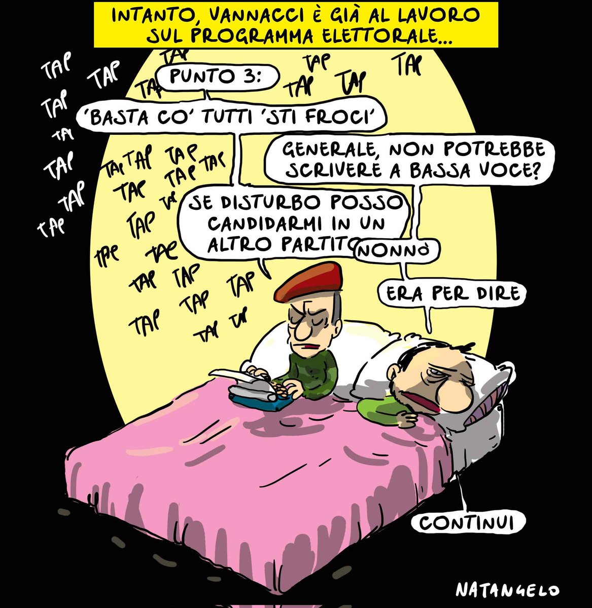 Intanto, in casa Salvini... - la mia vignetta per Il Fatto Quotidiano in edicola! 

#lega #vannacci #salvini #vignetta #fumetto #memeitaliani #umorismo #satira #humor #natangelo