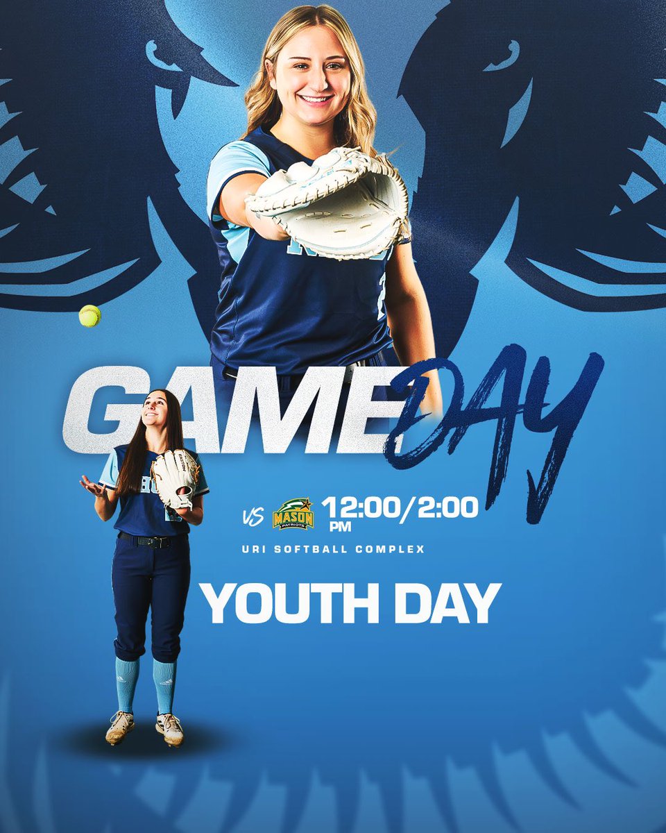 YOUTH DAY 👏🏼 today at the Yard! Come on out! Posters and autographs after game 2! 🖊️ ⏰ 12/2 pm 📺 ESPN+ vs George Mason Go Rhody 🐏💙