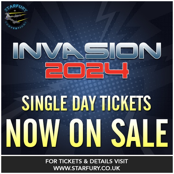 Happy Star Wars Day! May The Fourth Be With You! With Star Wars fans new to Starfury, we have decided to offer a limited number of One Day Only tickets for the Saturday and Sunday of Starfury Invasion. They are priced at £35. Looking forward to seeing you all next month!