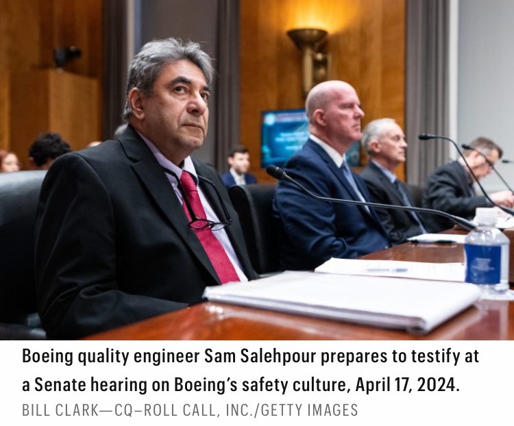 Okay … Come on … there comes a time when there is no longer coincidences! ‘A Boeing whistleblower who warned about manufacturing defects in the 737 Max line of planes before being fired in 2023 died on Tuesday after contracting a fast-spreading infection.’ Another Boeing…