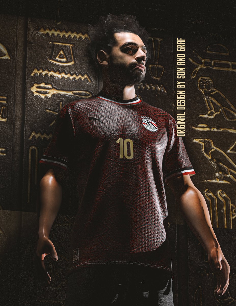Do you know the Egyptian King? Mohammed Salah Egypt National Team concept par mes soins! #clo3d #egypt #egyptianfootball #salah #egyptianking #puma #nationalteam