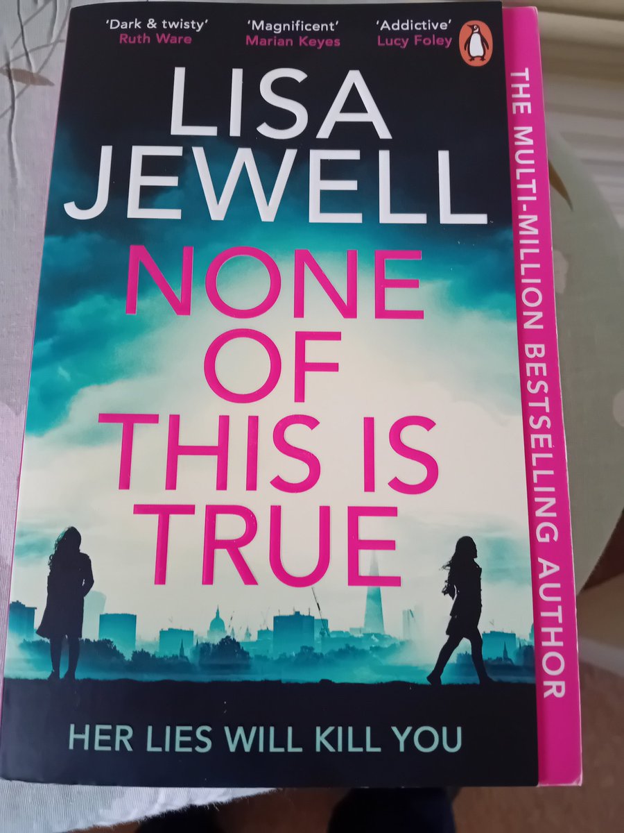 @lisajewelluk A brilliant holiday read in under 2 days. A Manipulative, Conniving,  Lying, Controlling, Coercive and Murderous thriller. I'm looking forward to Lisa's next book