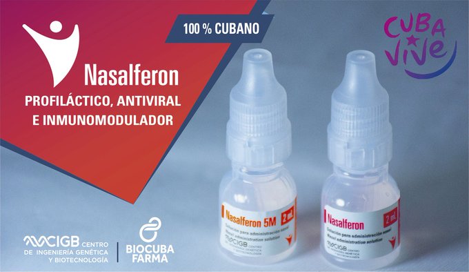 🇨🇺| Nasalferon® es una alternativa para mejorar la atención médica y reducir la letalidad asociada con las infecciones respiratorias de etiología viral. #CubaEsSalud ✍️ @CIGBCuba