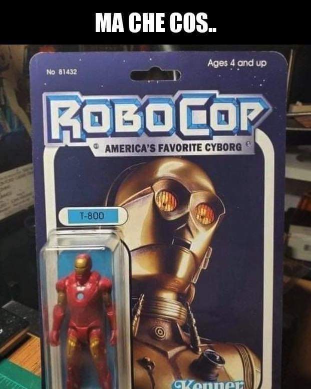 Confusion 🤣🤣🤣
#RoboCop #IronMan #C3PO