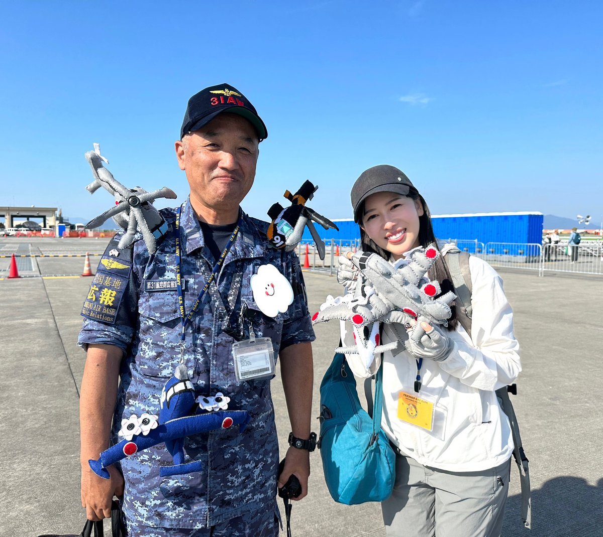 海自広報さんの気合いがすごい。岩国スペシャルとのことです🤗⚓️
#岩国基地
#岩国FSD24
#iwakuni