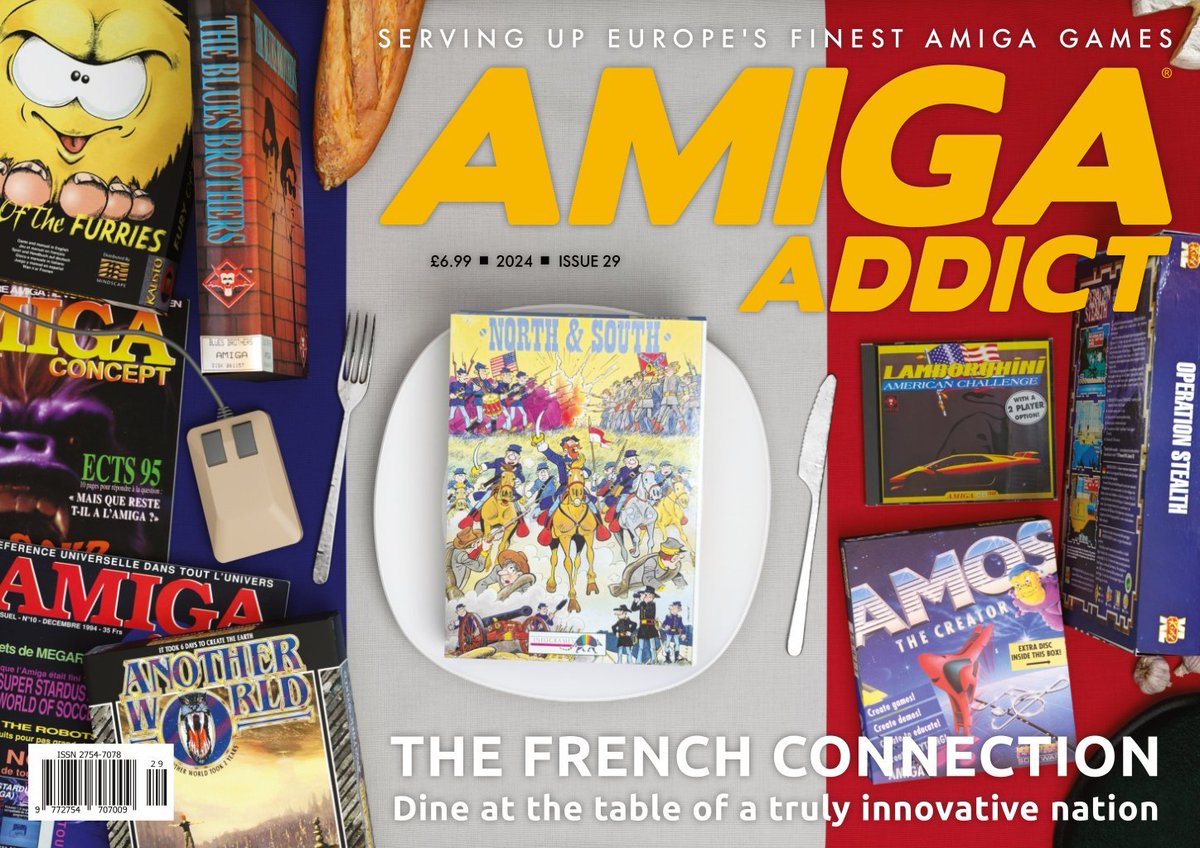 New Amiga Addict mag goes French I've just picked up the latest Amiga Addict magazine, and was astonished to find it had a whole feature on Fr... retrogamerbase.com/new-amiga-addi… #Amiga #AmigaAddict #AnotherWorld #Flashback #North&amp;South #SimCity