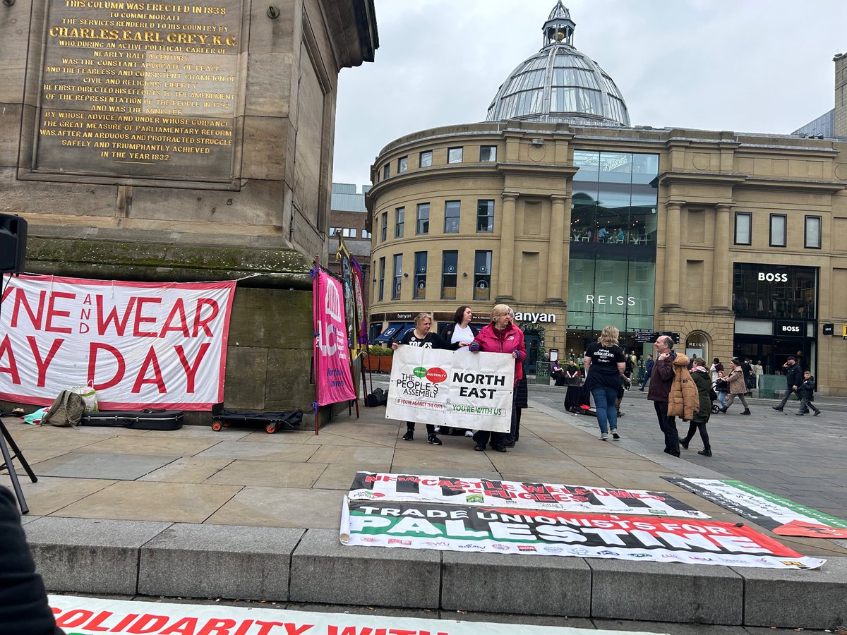 Tyne and Wear May Day @MrBenSellers “Austerity has not come back, it never went away.” @peepsassemblene