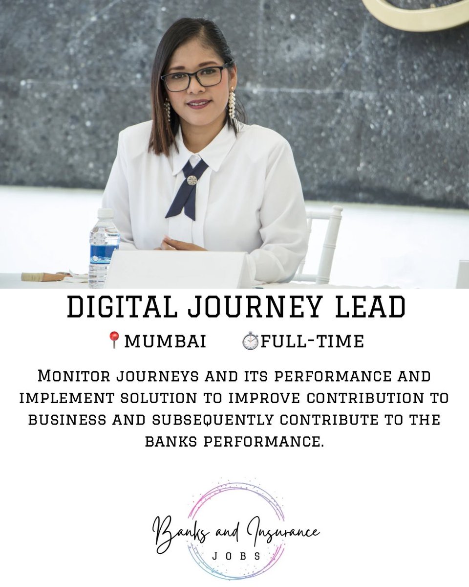 🚨JOB ALERT🚨

Digital Journey Lead
📍Mumbai ⏱️Full-time

Read more & apply: banksandinsurancejobs.com/job/digital-jo…

#Digital #payments #cards #Job #vacancy #Mumbai #hiring #jobad