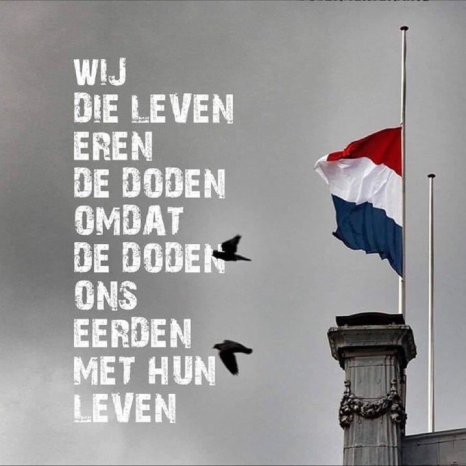 #4mei #Dodenherdenking 🙏🏽 🇳🇱