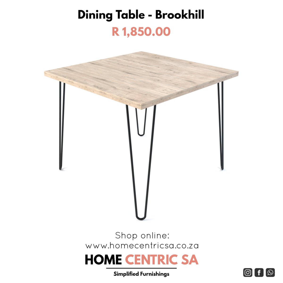 Shop online:
homecentricsa.co.za

#diningtable #diningroom #table #minimalist #restaurantfurniture