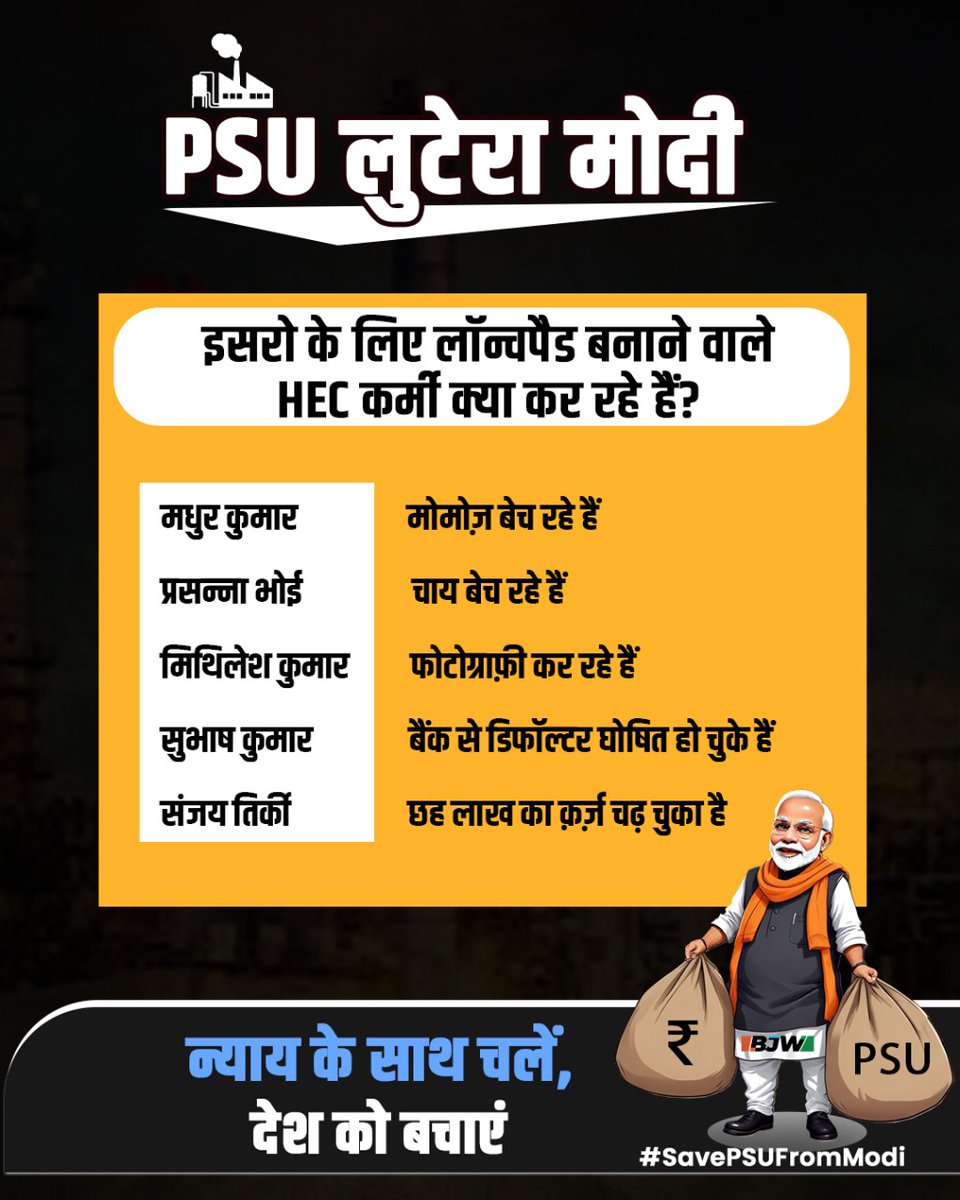 The surge in PSU privatization under Modi undermines the rights of Dalits and backwards, exacerbating economic disparities. It's time to rethink our approach to development. #SavePSUFromModi