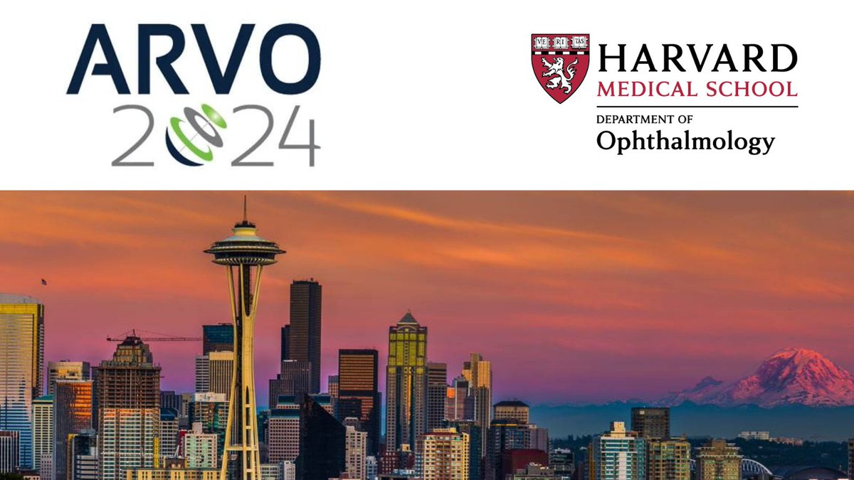 Hello #ARVO2024! We're excited to get things started in Seattle! Follow along for updates on our presentations, awards, and events. <a href="/ARVOinfo/">ARVO</a>