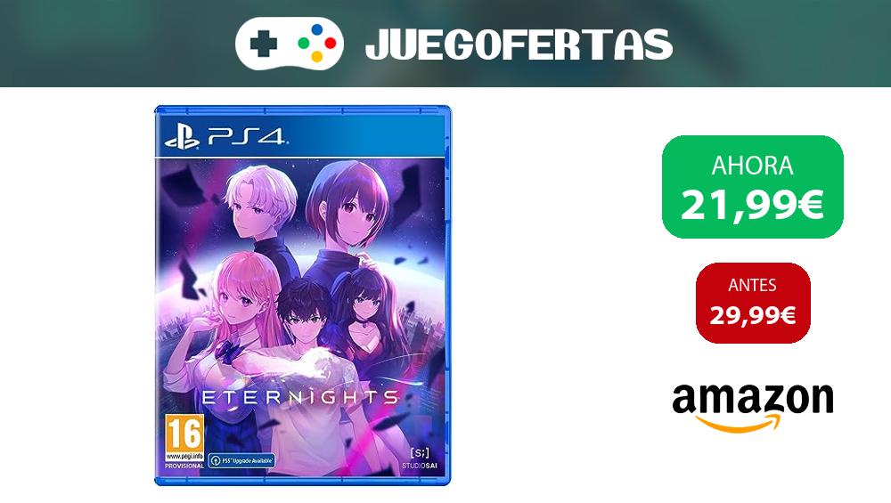 💥 CHOLLO‼️ #amazon Eternights - PS4 por 21,99€ 💸 Comprar: amzn.to/3JMtEFe 🎮 Visto en t.me/juegofertas