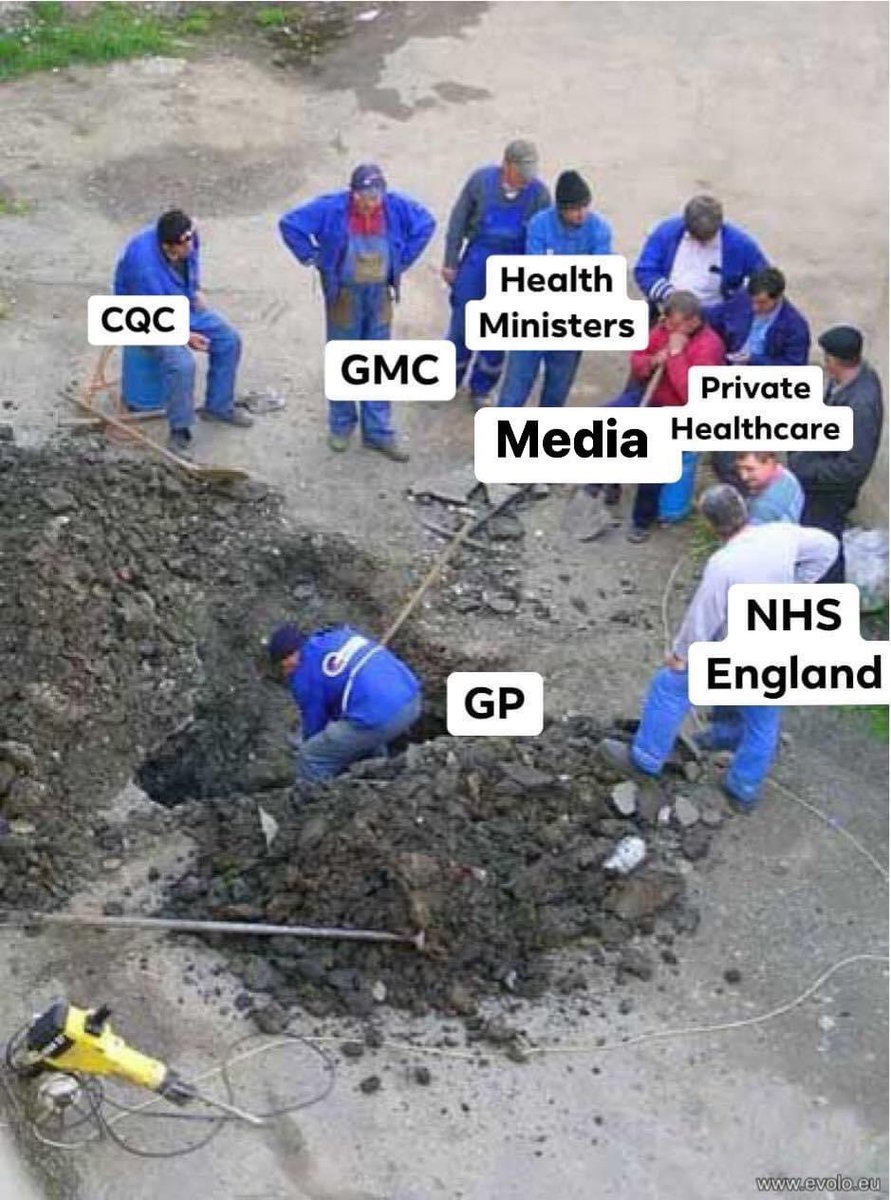 30 milllion appts a month occur in GP Practices - half the population Yet no one in any positions of power or decision makers are listening to GPs NHS England board have cut GP funding by 20% £/patient in 8 years Instead they fund roles other than GPs that cost more £/appt