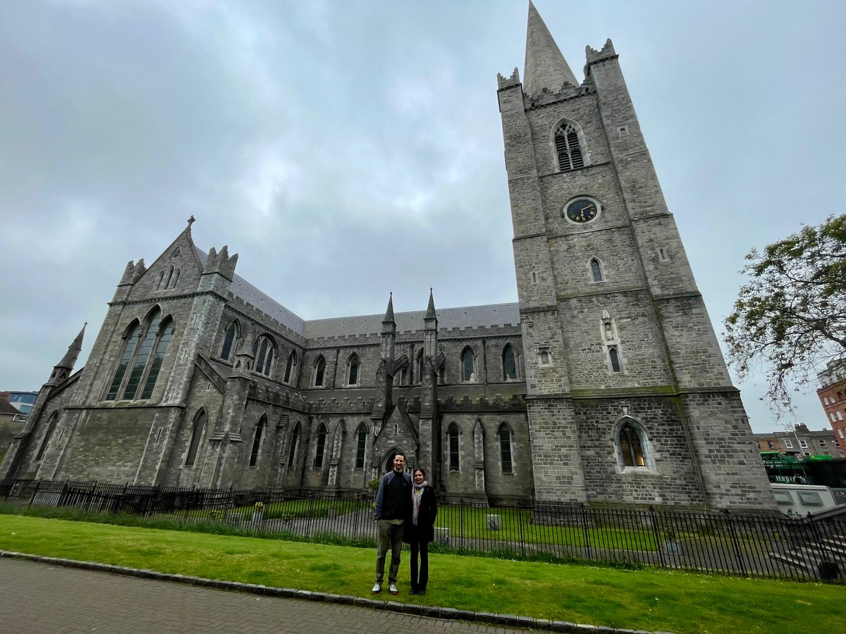 Hema and I had an unexpected layover in Dublin and attended vespers at St. Patrick’s Cathedral