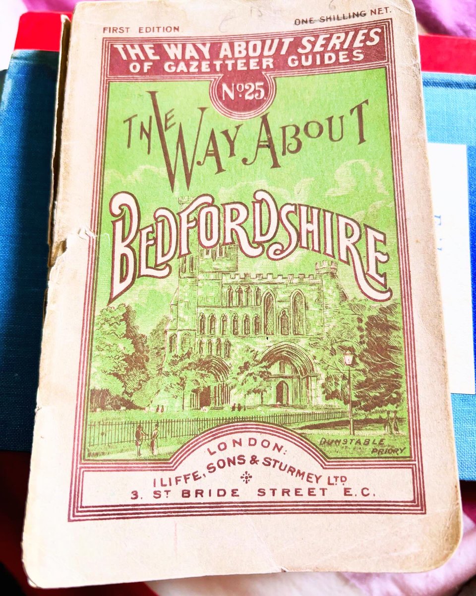 I’ve been gadding about lately. Making episodes about exotic places like York and Hertfordshire. 
It’s nice to be working on local stories again. Biggleswade tunnels, ghosts, and Bedford hospital. Not forgetting Chicksands Priory! 
Here’s a 1900 guide to Beds I found yesterday!
