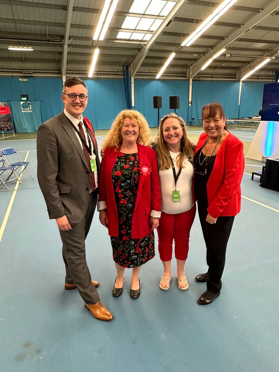 I was pleased to be able to be at the count yesterday to see the brilliant @SusanDungworth elected at the 3rd Labour Police and Crime Commissioner for Northumbria.  I’ve getting to know Susan well over the course of the campaign and know she will make a fantastic PCC.