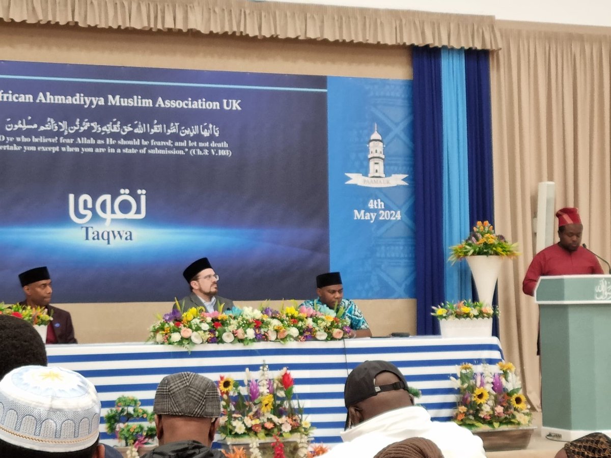 Our annual PAAMA UK #IJTEMA on the theme Taqwa is fully underway at Baitul Futuh complex.