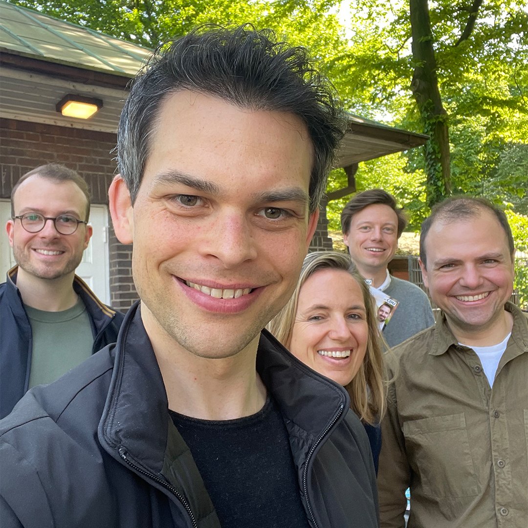 Auch an diesem Wochenende engagiere ich mich wieder im Bezirkswahlkampf für unsere starken Kandidatinnen und Kandidaten der CDU Hamburg-Nord. Wir sind ein super Team! 💪🏻