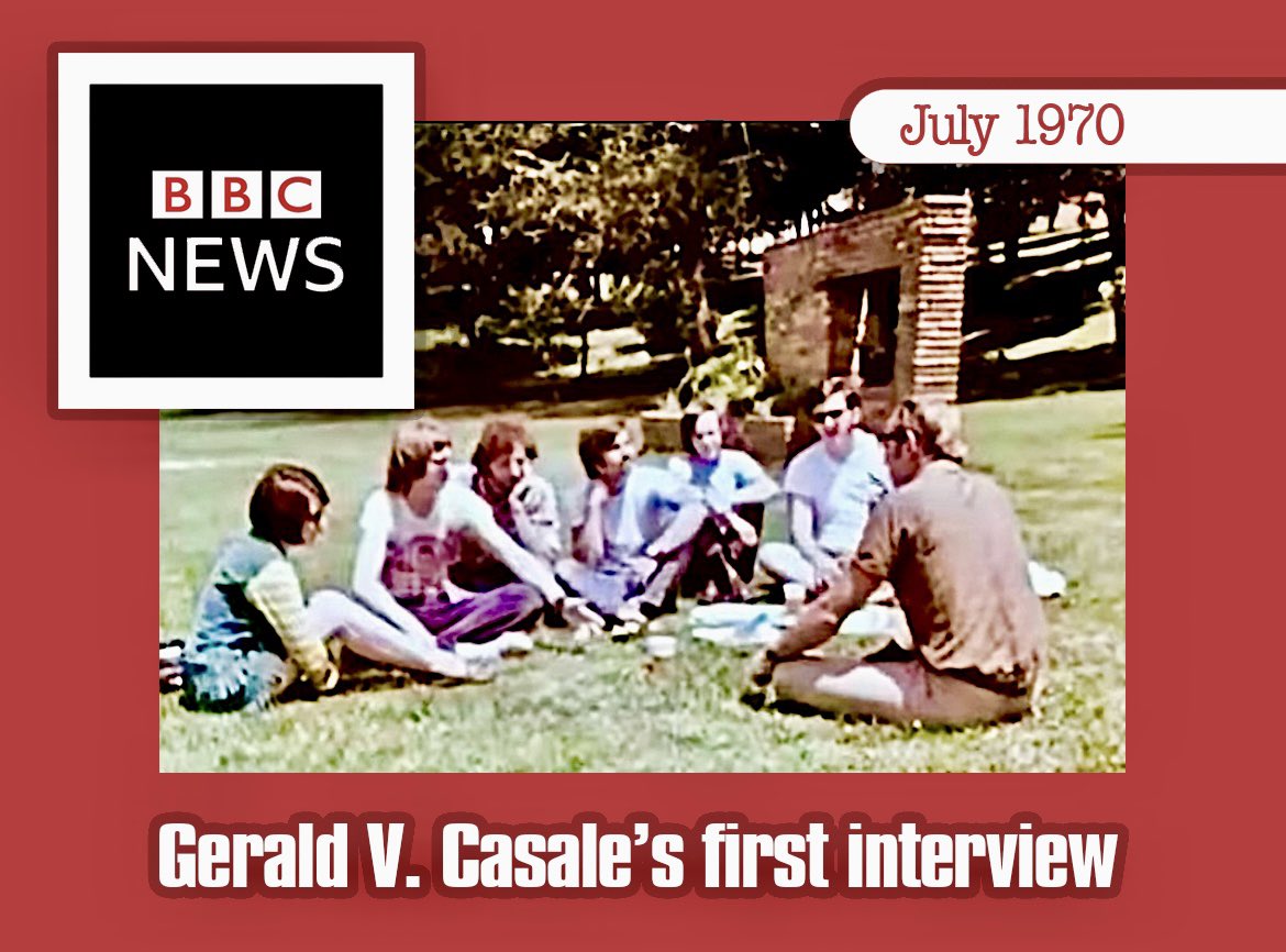 May 4th, 2024:
 
This recently discovered July 1970 BBC film footage aired only once — in Europe, 54 years ago — and has never been seen on American TV.

Watch Gerald V. Casale’s first interview here:

📺 youtu.be/SqiMHbvpQQg

#BBCnews
#KentState