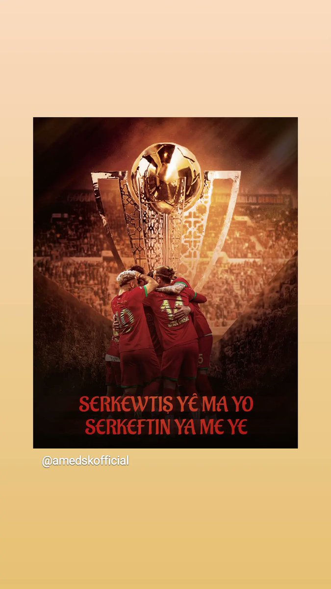 #Amedspor Şampiyonê 💚🏆❤️