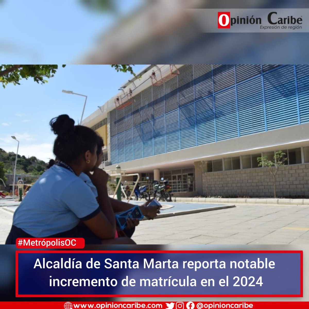 #MetrópolisOC De acuerdo con los indicadores proyectados por la administración distrital, el objetivo es mantener la población escolarizada en las aulas de clases.
➡️opinioncaribe.com/2024/05/04/alc…

@by_vicro @SantaMartaDTCH @EducacionStaMta 
#BoletinDePrensa