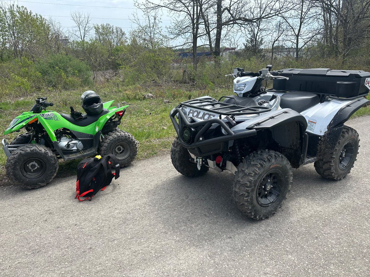 Our @6Nrps officers want to remind everyone that off road vehicle use on any city pedestrian/cycling trails is prohibited.