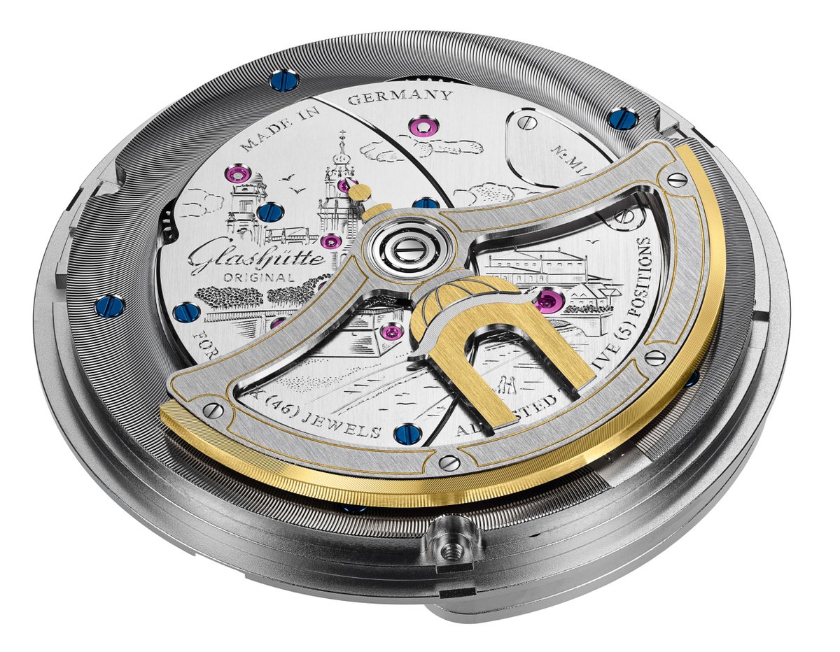 Limited to just 25 pieces and housed in a 42mm platinum case, Glashütte Original unveils PanoMaticInverse LE, the watch featuring a unique dial design that showcases the silhouette of Dresden watchtime.com/featured/from-…