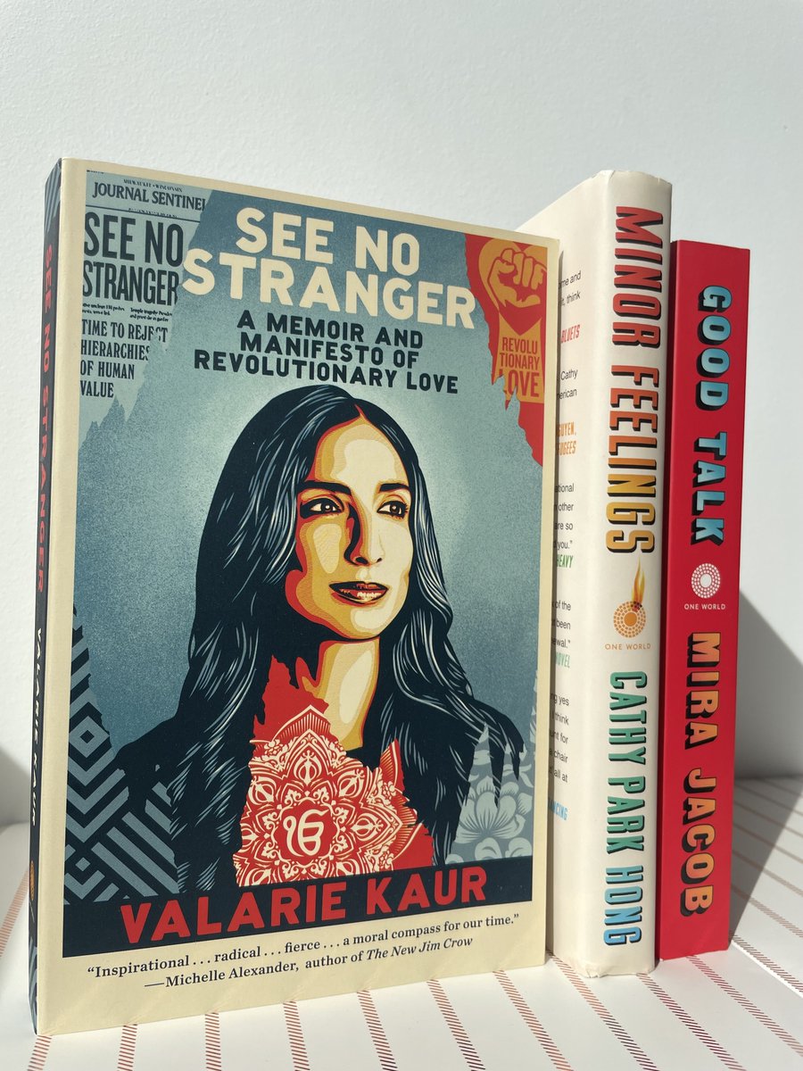 “The most critical part of listening is asking what is at stake for the other person.” –SEE NO STRANGER We’re celebrating #AAPIHeritageMonth, starting with three essential nonfiction books by authors who show us the hard truths and radical joys of being Asian in America.