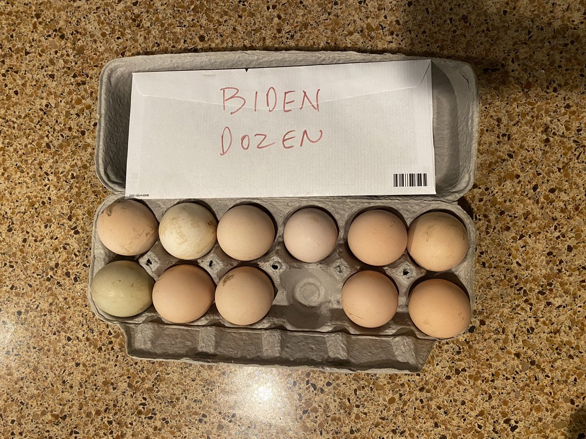 #Biden dozen. #inflation #eggs #LCHF 😉