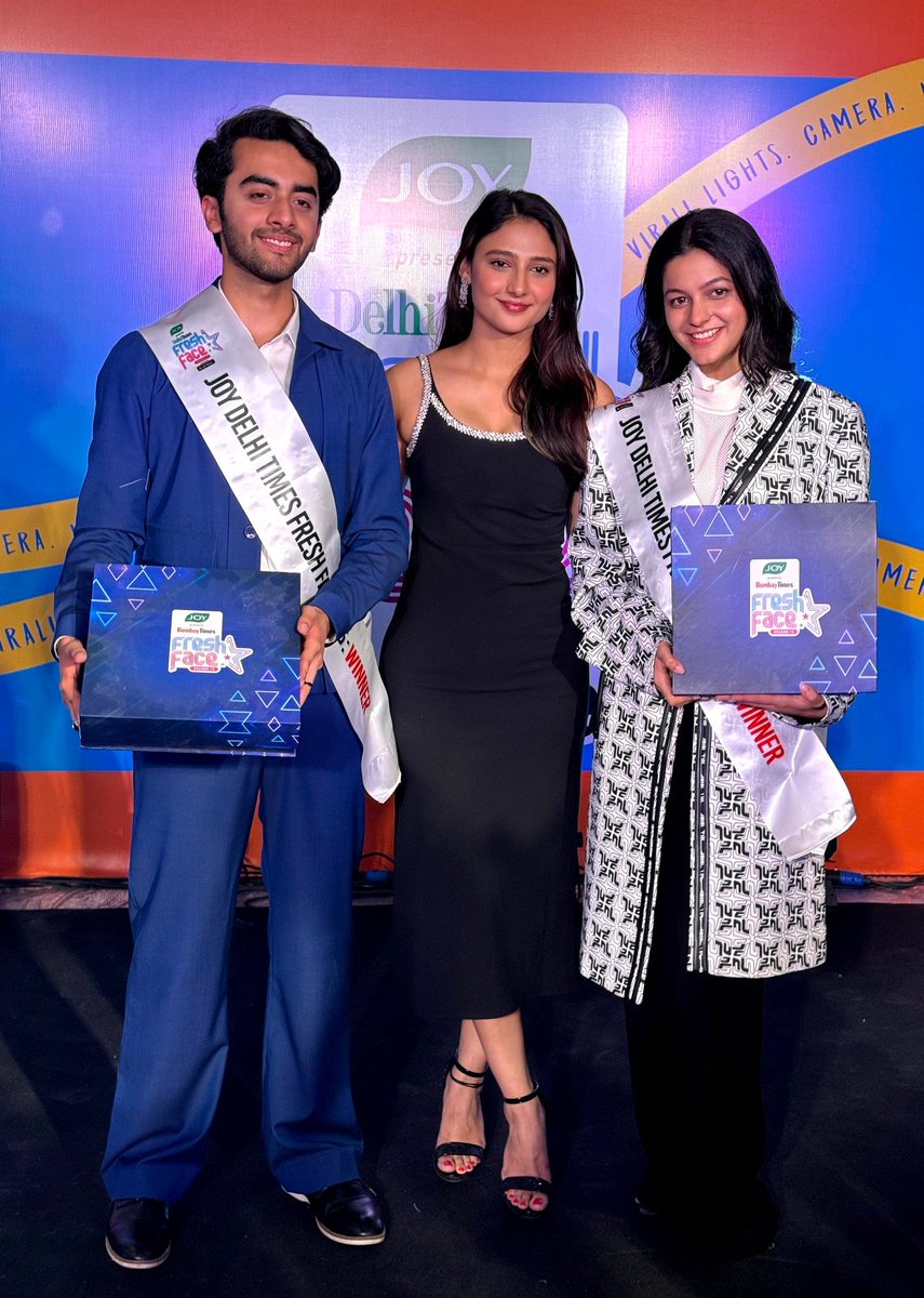 Meet the winners of JOY #DelhiTimesFreshFace Season 15 powered by AcneStar Gel - Ishaan Buryok and Dia Singh 🙌 Big congratulations to the national finalists 🌟 #TimesFreshFaceFinale #Delhi #DelhiNews @TimesFreshFace #DelhiTimesFreshFaceFinale #DelhiNews #Talent #RitikaNayak
