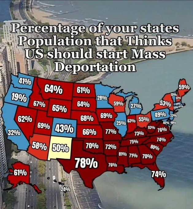 CitizenFreePres's tweet image. The numbers don't lie.

America wants mass deportation.

Big numbers in Wisconsin and Pennsylvania.