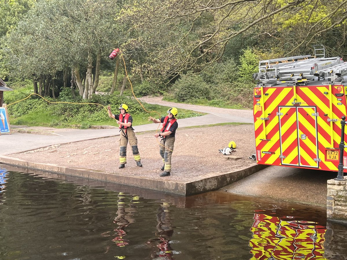 A busy St Florian’s Day for @WestMidsFire White Watch @WMFSTechRescue. BA Guidelines, Pumping and Water Rescue Training. #staysafebywater #MayThe4th - International Firefighters Day