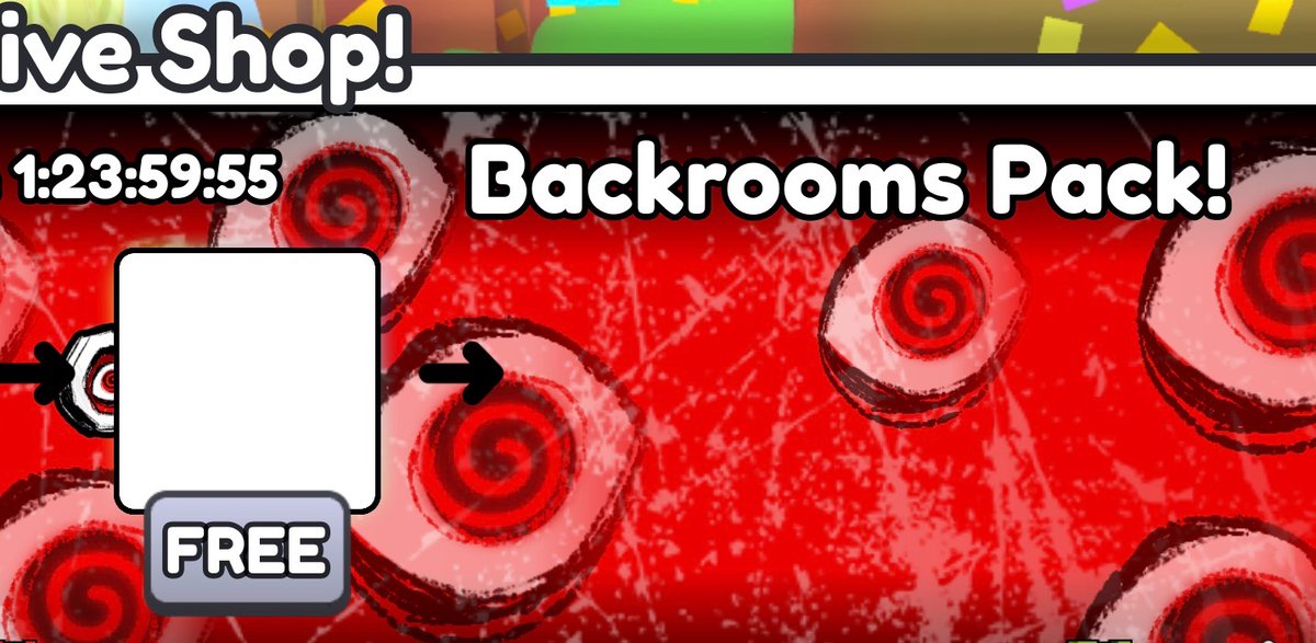 Backroom Forever Pack in Pet Sim 99 might be glitched... or just spooooooky! @BuildIntoGames @chickenputty @d5vid_