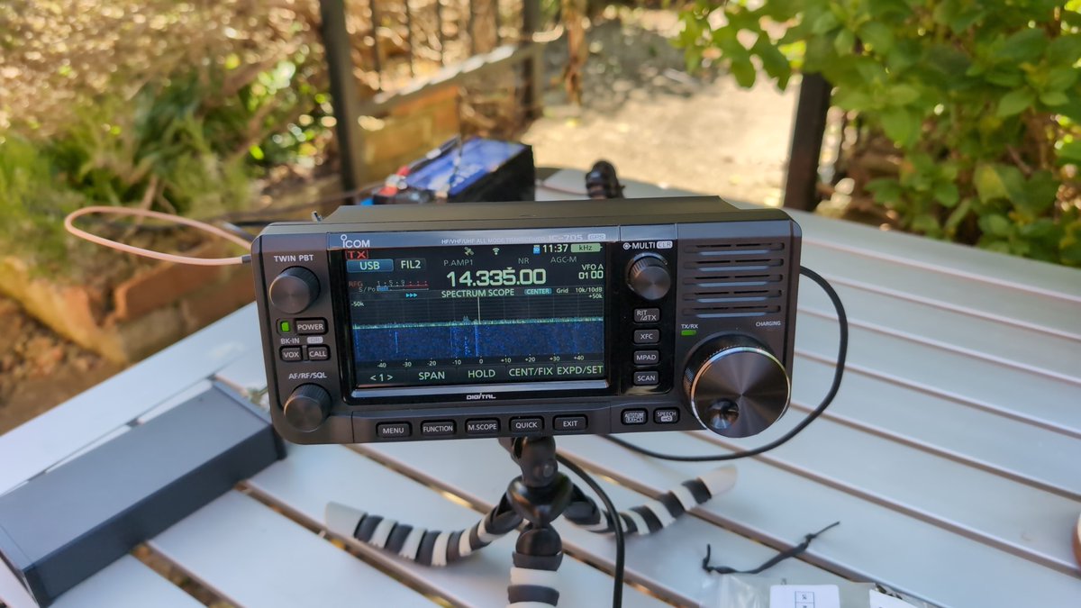 Customer Mick JF, Says First test from the garden.  SWR easy to get very low on every band.  57 into Bologna (786 miles) on 10w - very happy with that, Loving it already.
#slidewinderdx #m1eccantennas #amateurradio #portableantenna #sota #bestperformance
m1ecc-antennas.co.uk