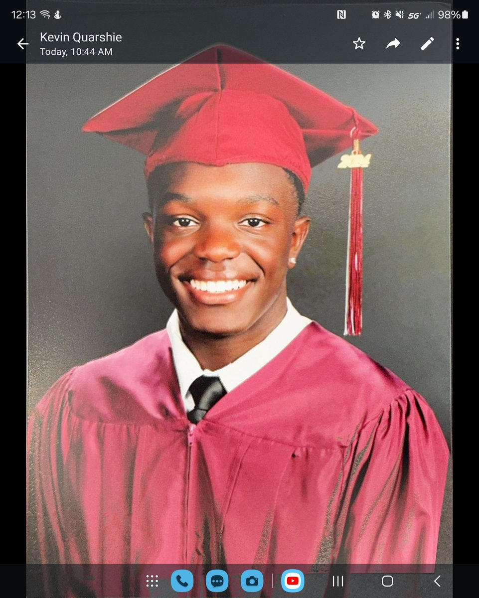 Congrats Kevin Quarshie of Windsor HS named a 2024 The Doc Boiseneu Northern CT Chapter of the National Football Foundation Scholar Athlete. Kevin will be honored at the Aqua Turf on Sunday, May 19th. For tickets to support him tinyurl.com/22rxnaru