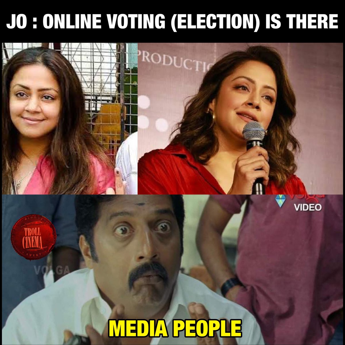 Oru vela Bigg boss voting sollirupangalo 🤣🤡 #Jothika #OnlineVoting