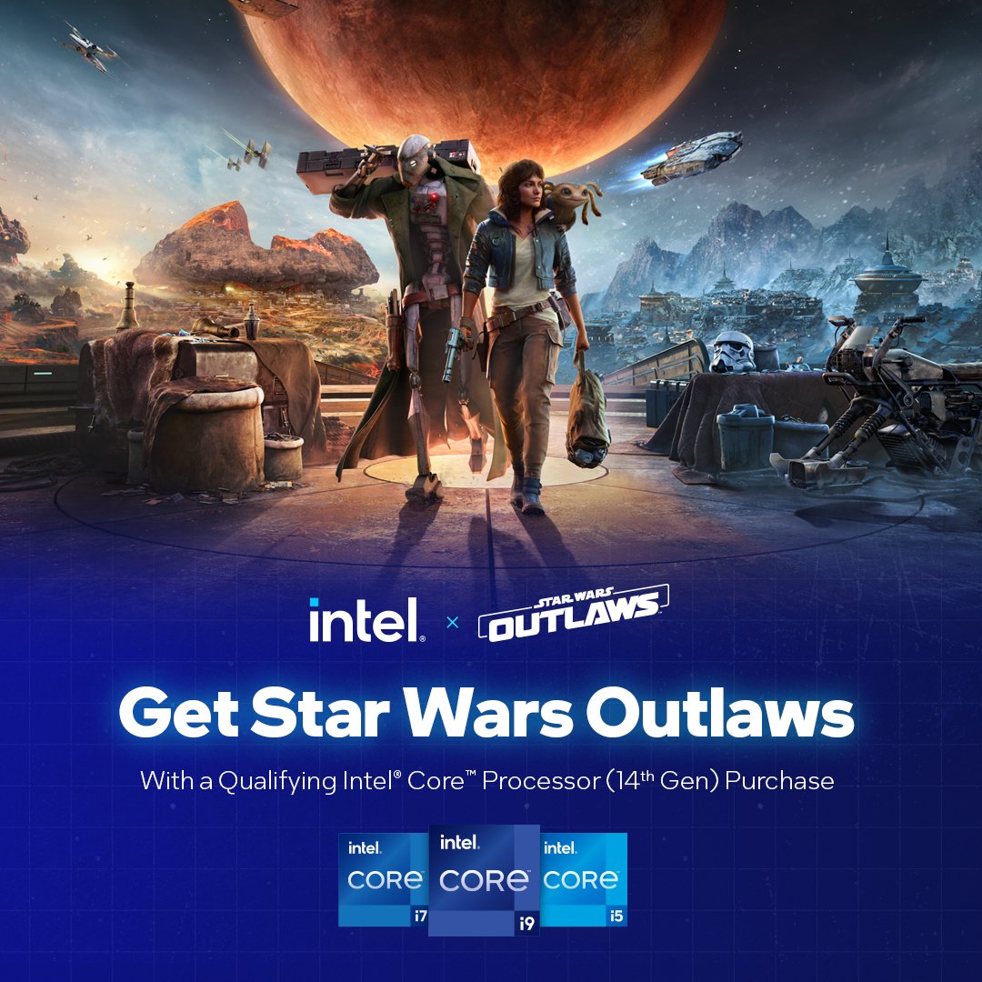 Happy #StarWarsDay to all gamers. intel.ly/4b4JS8G #Maythe4thBeWithYou @StarWarsOutlaws