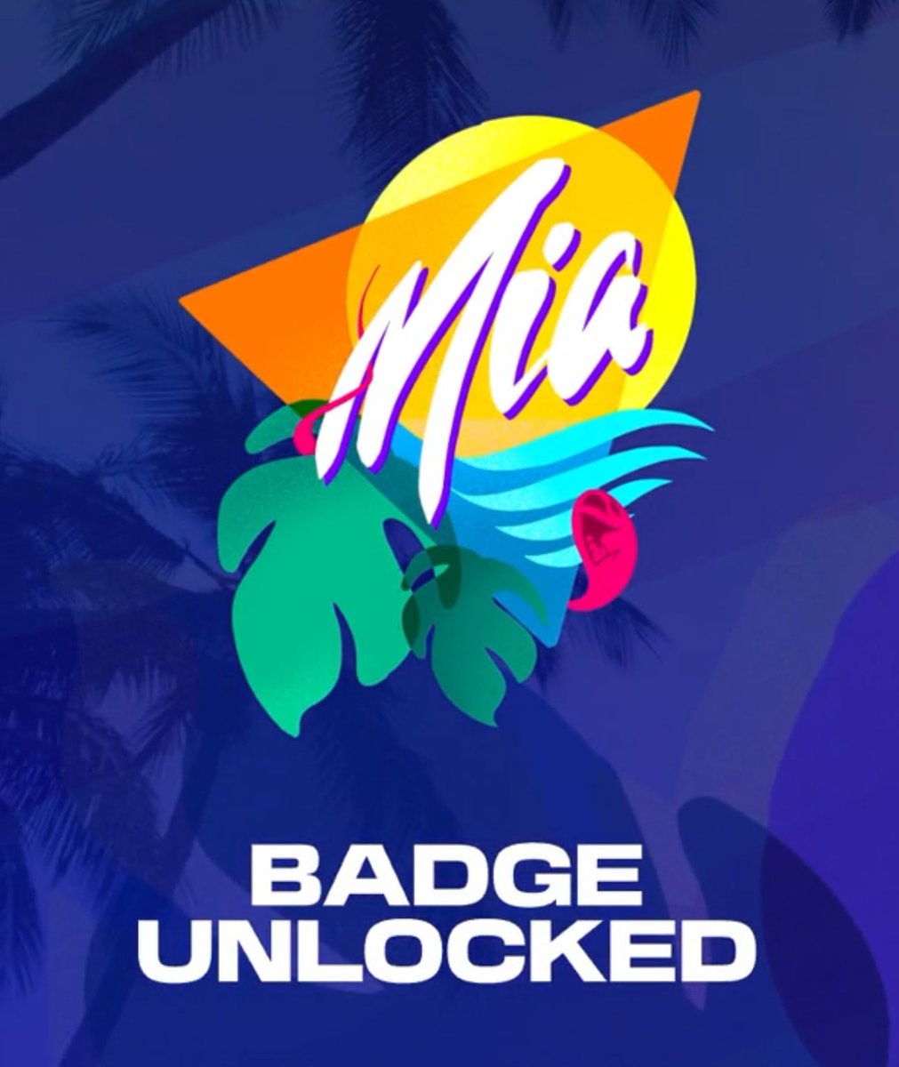 While you’re waiting for the safety car to end don’t forget to get your Miami badge!