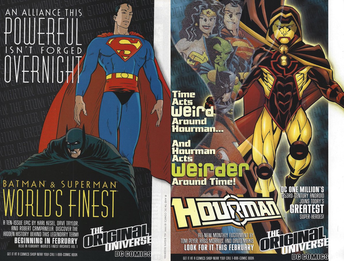 A few ads for #dccomics releases in early 1999. Did you read either of these?