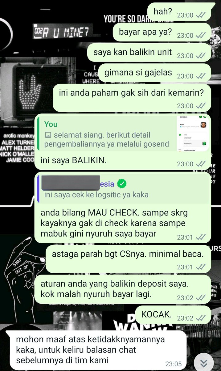 seumur umur baru ini gue hard complain gara gara cs-nya beneran parah banget bikin sakit kepala ajg