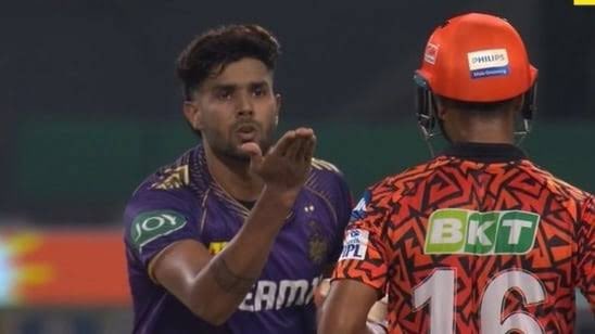 “Kohli k flying kiss me aisa kya hai jo mere wale me nahi hai ?” 
        - Harshit Rana to Match referee