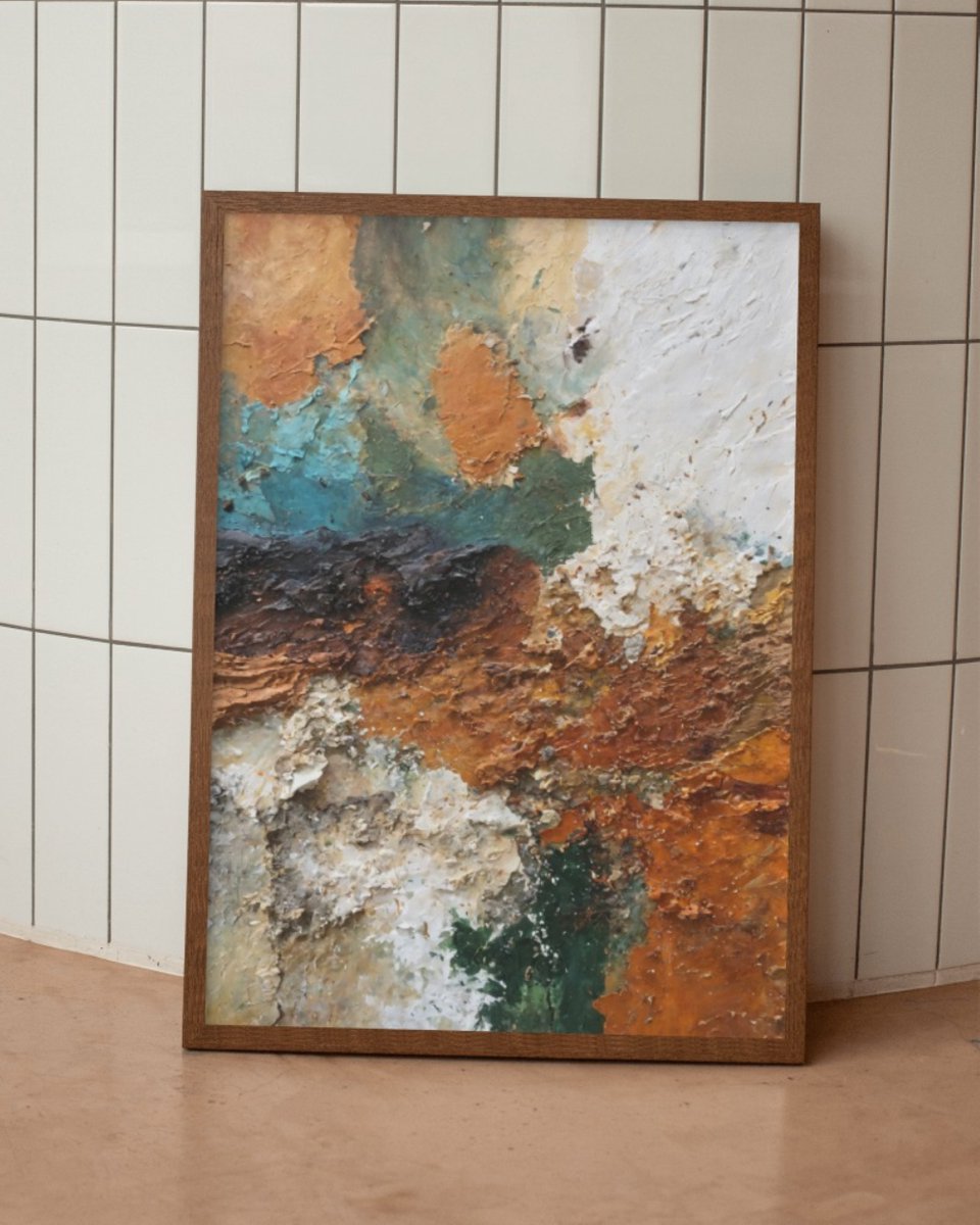 Discover the tranquility of our 'Earthy Abstract Painting' print. 🌿 Add a touch of nature-inspired art to your home decor.  etsy.me/3UIUFQm
#RealArtPrint #AbstractArt #homedecor #WallArt #PrintableArt #DigitalDownload #interiordesign #ArtPrintables #DecorInspo