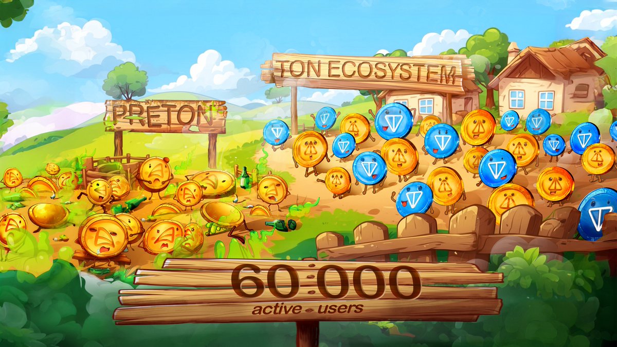 Congratulations to everyone! 🎉 We already have over 100,000 users in our bot and over 60,000 members in our channel! Be sure to check out the Tasks section! There's a 500 $PRETON reward waiting for you there for completing a small quest!