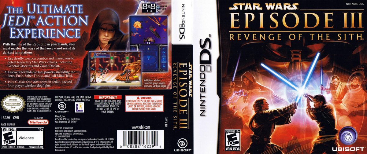 #StarWars Episode III: Revenge of the Sith for #NintendoDS was released in United States 19 years ago (May 4, 2005)    

#TodayInGamingHistory #OnThisDay #StarWarsDay #MayThe4thBeWithYou