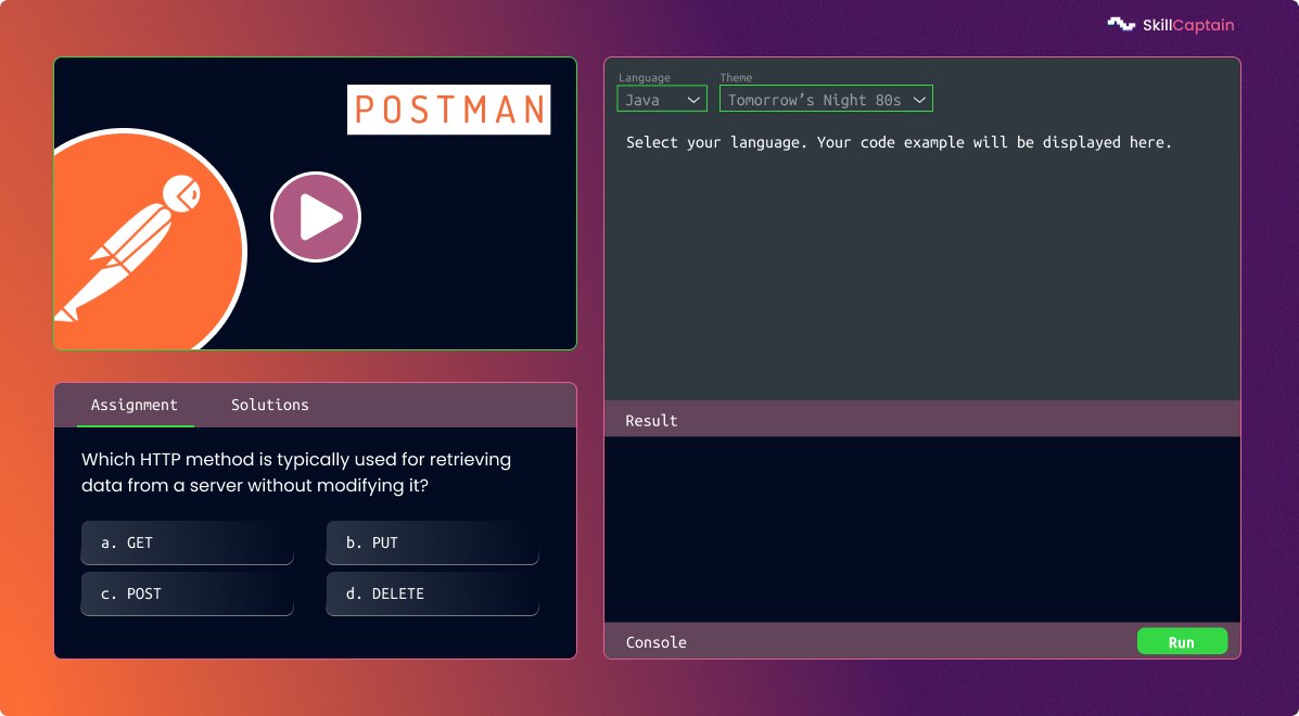 SuvidhaYad40274's tweet image. Day 9 on #100DaysOfCode :
Mastering Postman tool with @skill_captain 's stellar integrated learning platform! Their video lessons, hands-on assignments, and review system create an immersive experience. A game-changer for #APILearning! 🚀 #Postman #APIs @skill_captain