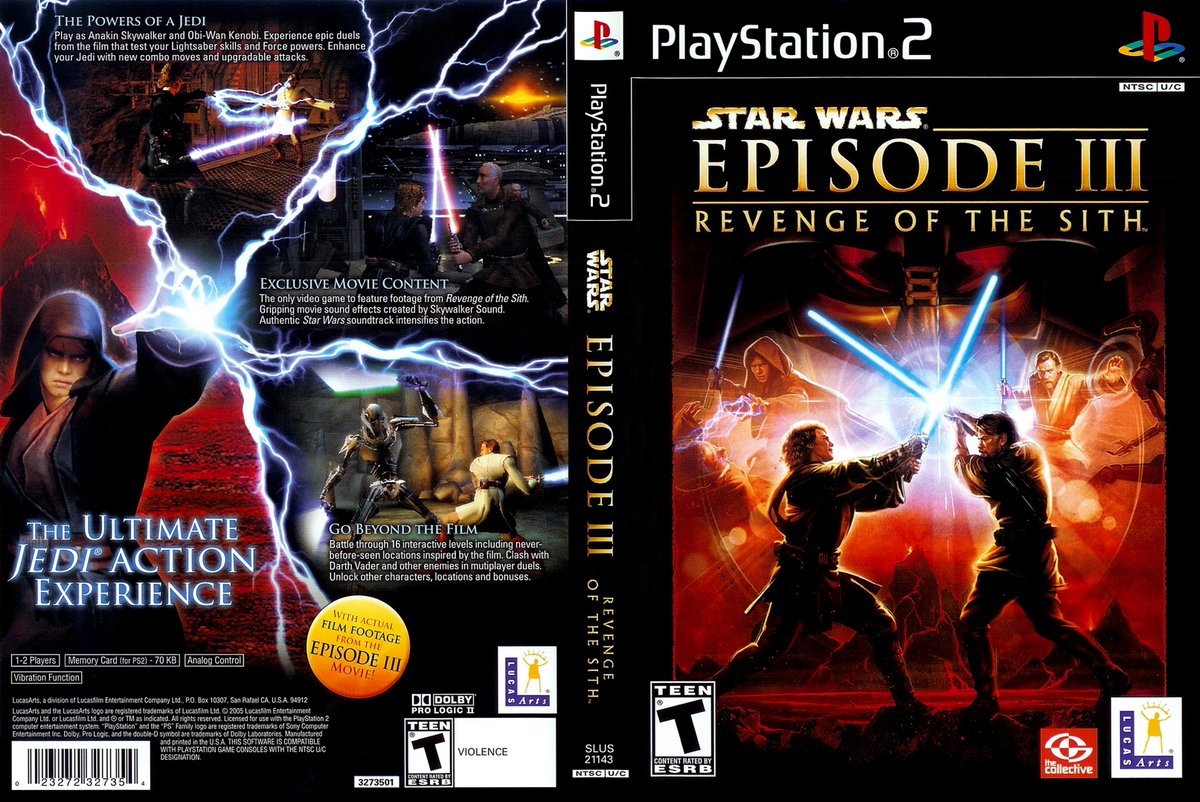 #StarWars Episode III: Revenge of the Sith for #PlayStation2 was released in United States 19 years ago (May 4, 2005)    

#TodayInGamingHistory #OnThisDay #StarWarsDay #MayThe4thBeWithYou