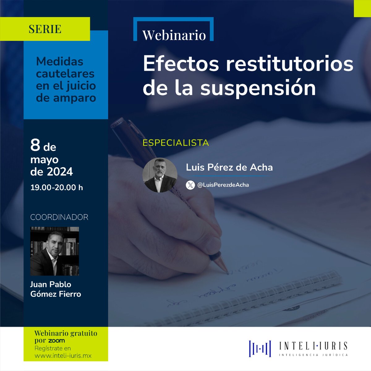 La suspensión es una medida cautelar que puede dictarse en el juicio de amparo para proteger los derechos afectados, pero ¿cuándo procede con efectos restitutorios? Esto será analizado por el Mag @JPgomezfierro y @LuisPerezdeAcha. Regístrate 👉 bit.ly/3Uv7Unx