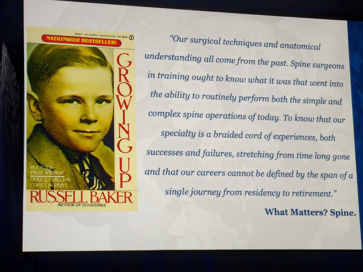 One of the most inspirational speakers in spine surgery. Always love hearing from Dr. Luis Tumialan!

#AANS2024 #WhatMatters